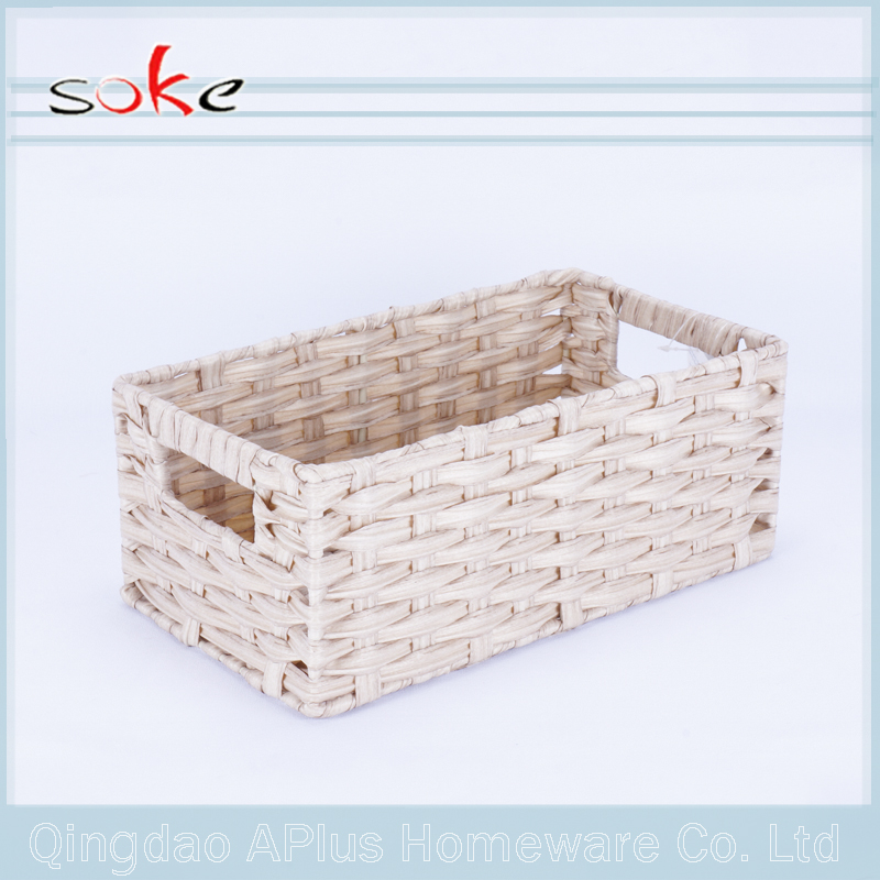 Hochwertiger Aufbewahrungskorb aus 100% PE-Rattan